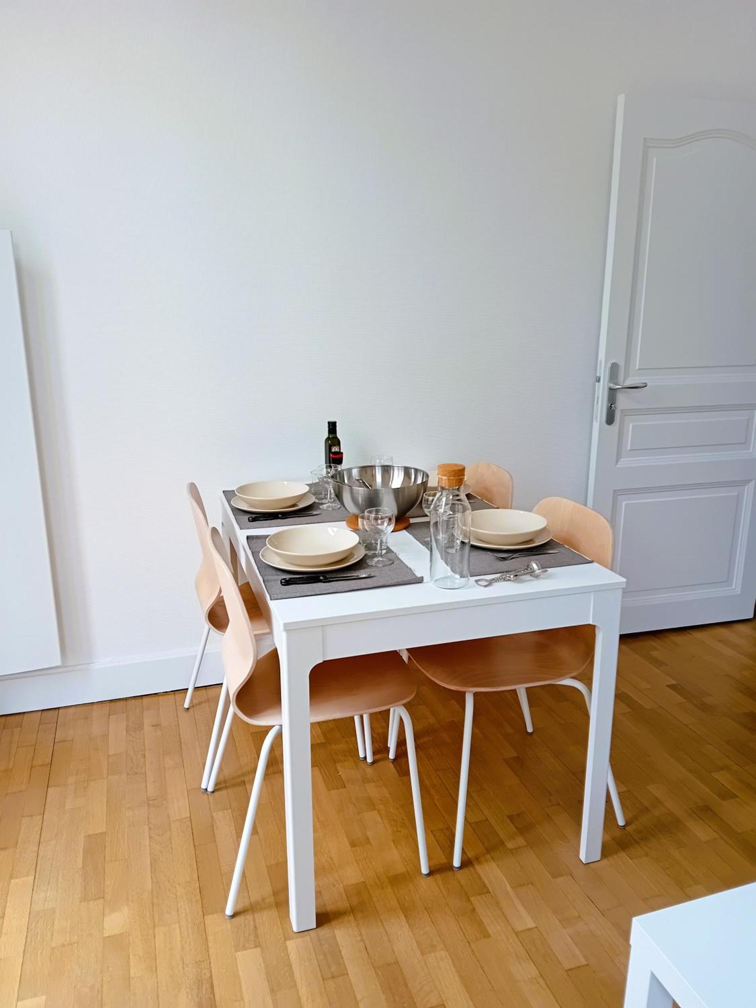 102 - Appart Renove Avec Grand Salon Et 1 Chambre - Tram Et Clinique Mutualiste A 1 Min Grenoble Eksteriør billede